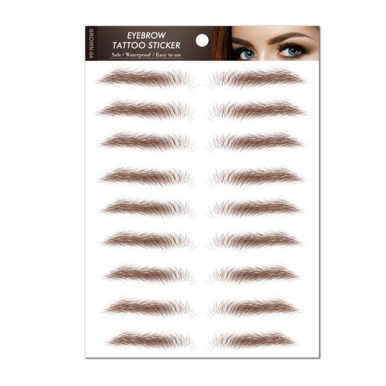 Modèle de sourcil jetable, règle autocollante, autocollant de tatouage, outils de maquillage, fournitures de Microblading