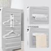 QINGQIU Magnetic Towel Towel Hanger for Washing 45cm Rack, Machine, Refrigerator, Bathroom, Kitchen, White, Approx.