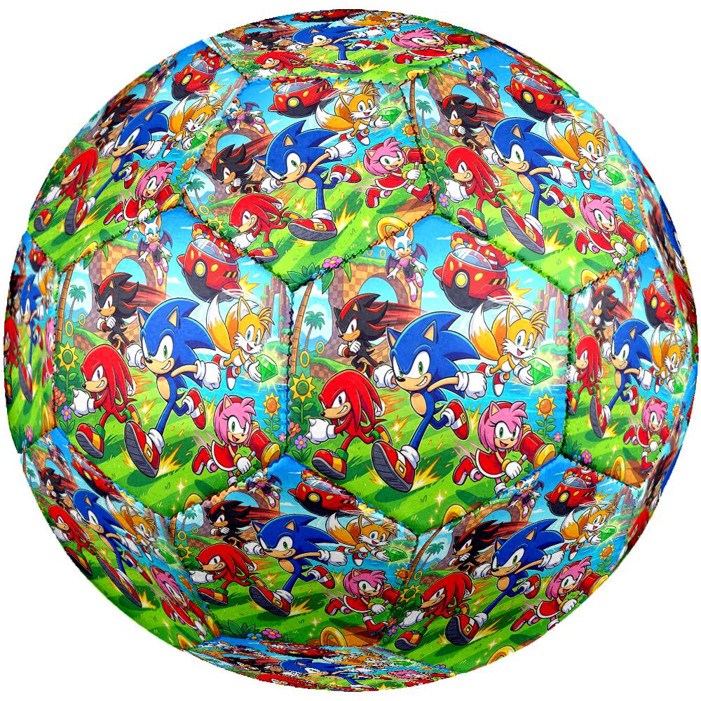 Sonic Theme Size 5 Soccer Ball, Suitable for Both Indoor and Outdoor Matches, a Gift Suitable for Everyone.