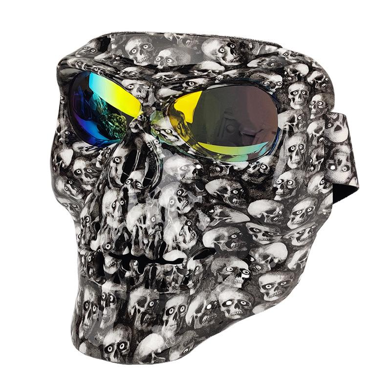 Glasses Water Turning Ghost Head Goggles Mask Motorcycle Riding Mask Windproof Warm Outdoor Protection