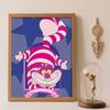 Diamond Painting Kit  Cheshire Cat 5D DIY Home Decor Craft Lovers Ideal Gift, Beautifully Designed