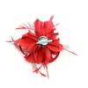 Feather Fascinators Womens Flower Hat for Cocktail Ball Wedding Headband