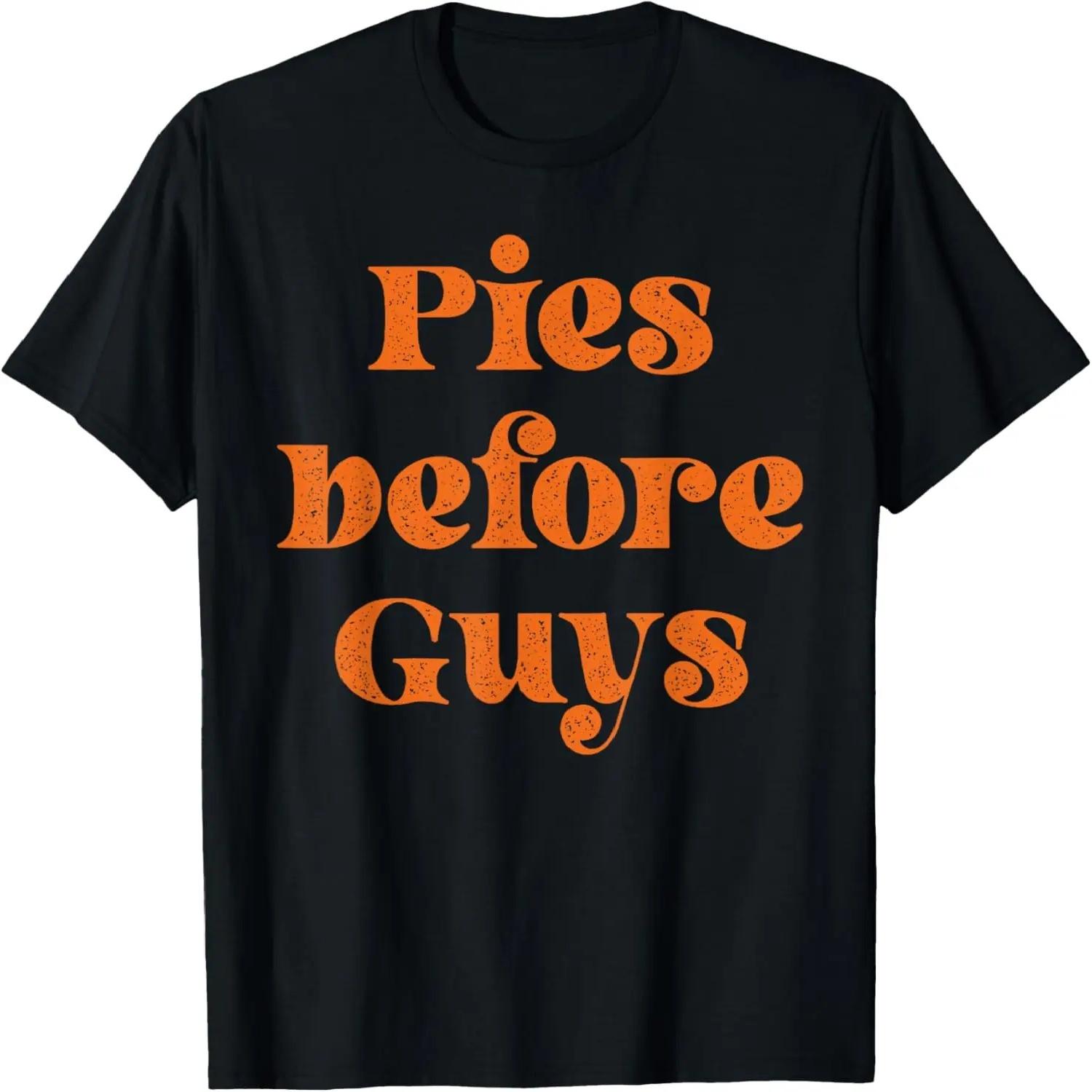 Retro Pies Before Guys, Funny Thanksgiving for Kids T-Shirt XXXXL
