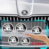 LEDD9 2026 Hot For SKODA 8cm 9cm 10cm Emblem Car Front Hood Badge Rear Trunk Sticker For Skoda S Skoda Kodiaq Fabia Kamiq Karoq Octavi