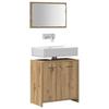 Bathroom Cabinet with Mirror Artisan Oak Particleboard