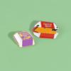 Cartoon Fried Chicken With French Fries Character Movie Pins Enamel Clothing Accessories Backpack Alloy Brooch Badge Enamel Lape