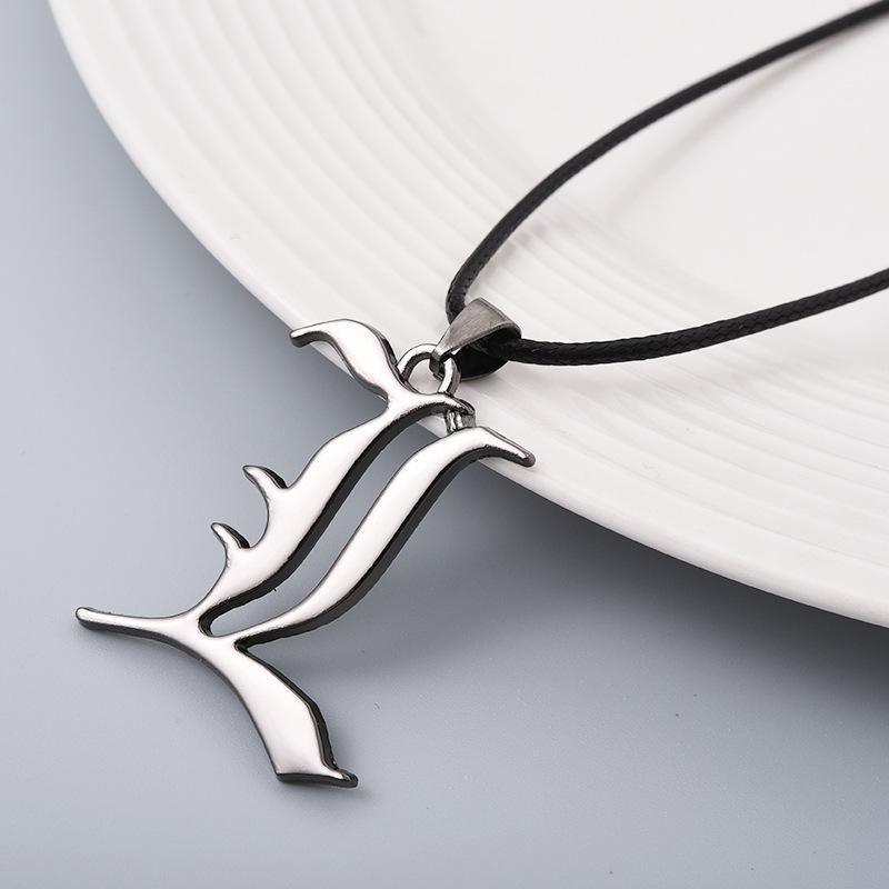 

R Pin, анимация периферийное ожерелье из сплава с логотипом Death Note, модная подвеска, Source Z Pin