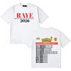 New Album Loose T Shirts Raye Double Sided Print Women Unisex Pop Oversized Crewneck Summer Fans Casual Short Sleeve T Shirt Unisex