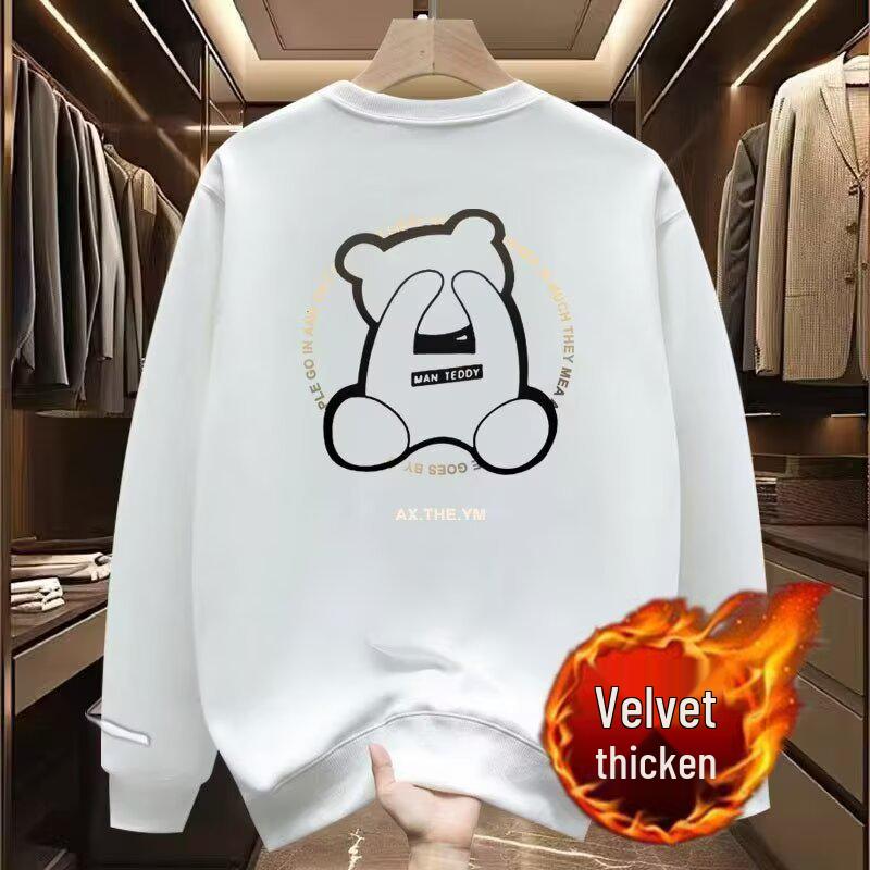 Men's Long-Sleeve Round Neck Sweatshirt - Spring/Autumn