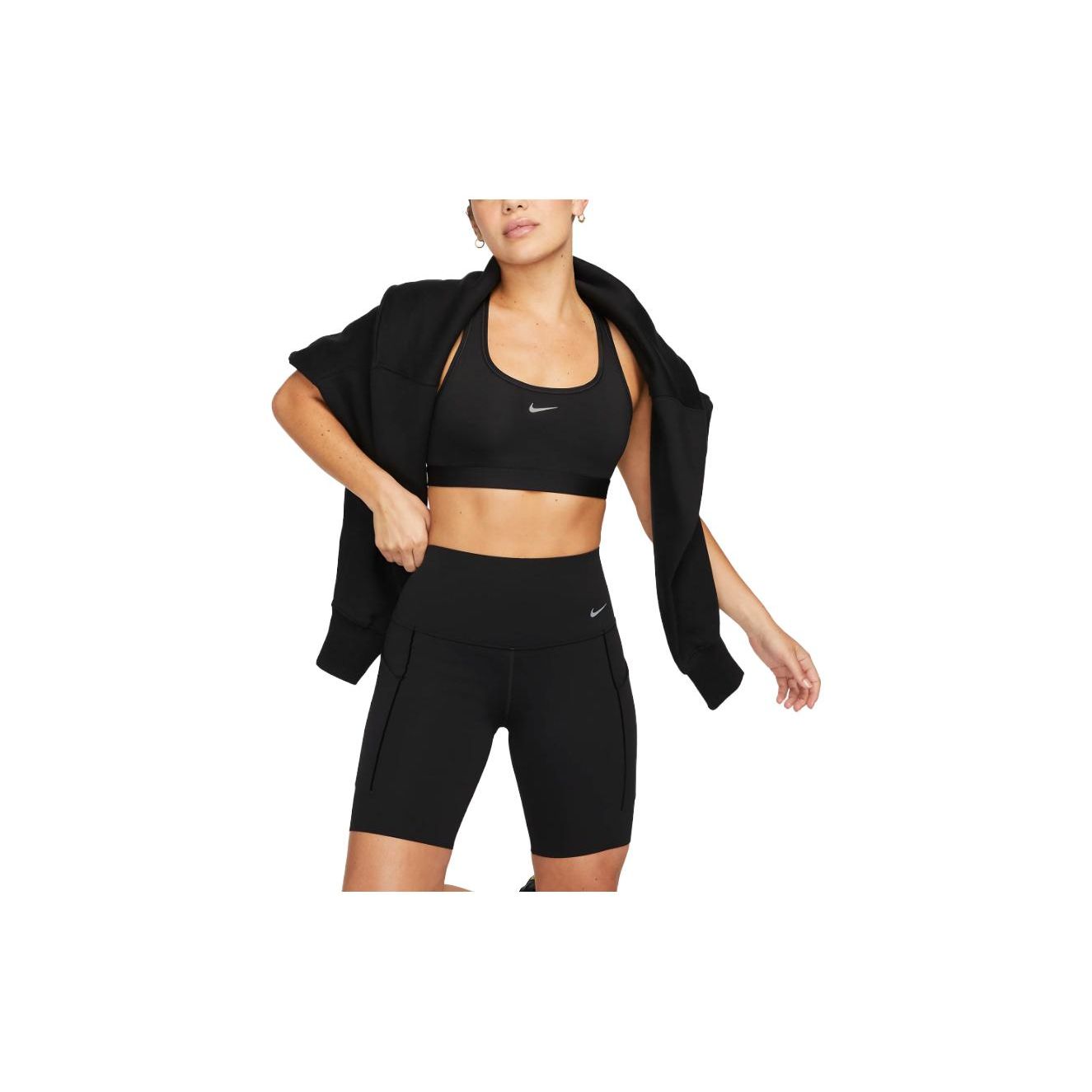 

Nike Logo Print Slim Fit Sports Shorts Women shorts Black DQ5994-010 XXL