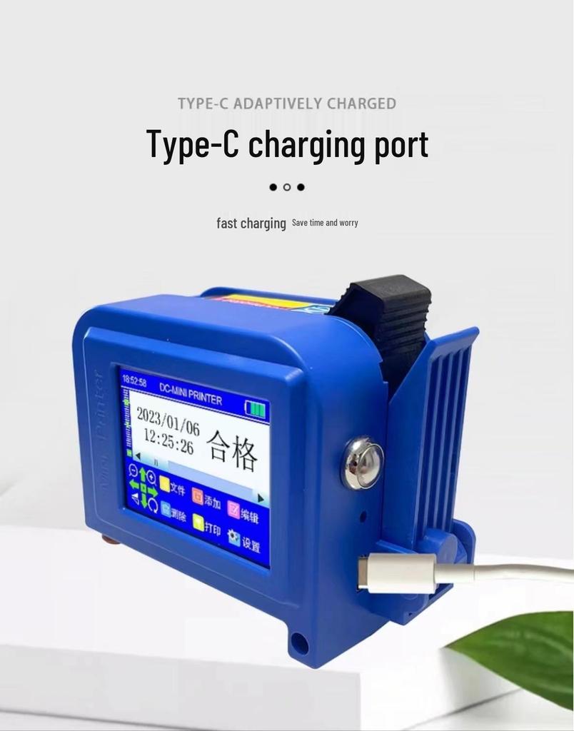 Compact Automatic Handheld Inkjet Printer for Batch Number and Barcode Date Coding On Cartons