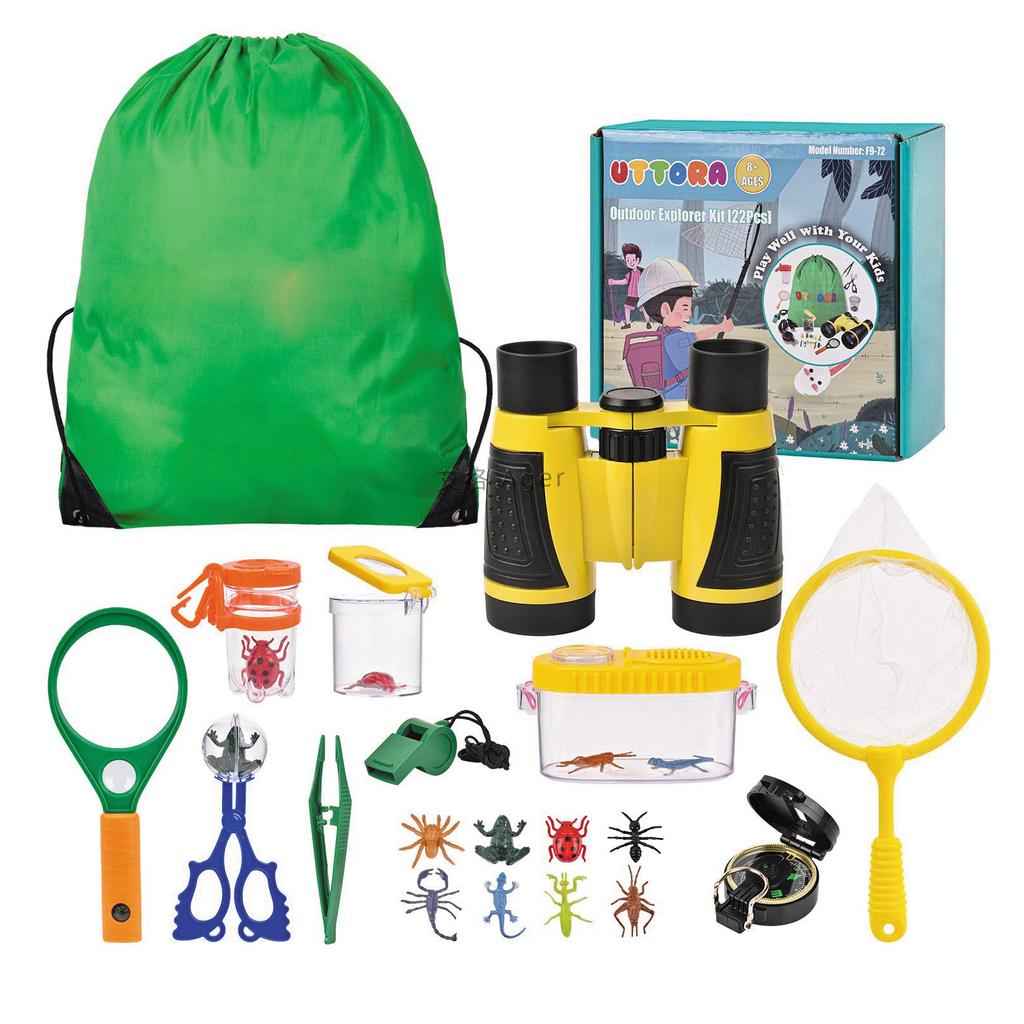 Children's Outdoor Adventure Set Insect Toy Set Children's Telescope Magnifying Glass