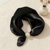 Scialle Semplice in Seta con Stampa Anacardi Piccola per Primavera ed Estate Collana Sottile di Perle Sciarpa Triangolare Magnetica Ciondolo Sciarpa in Seta Sciarpa con Ciondolo
