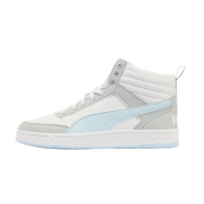 Dribble Runde Zehenpartie Bequeme Low-Top-Sneaker Unisex-Sneaker Blau Grau 400980-02