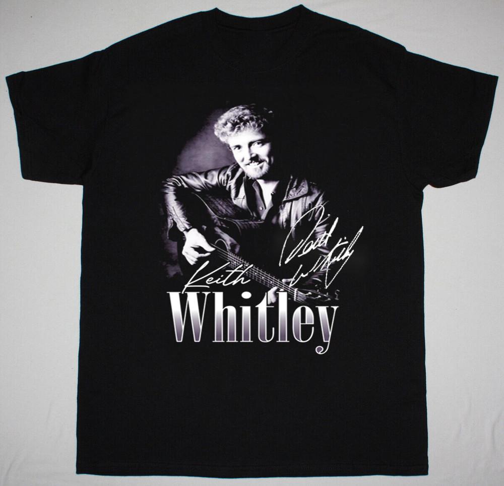 1985 Keith Whitley Signature Short Sleeve Black All Size Unisex Shirt QQ1073 Unisex T-Shirt XXXXL
