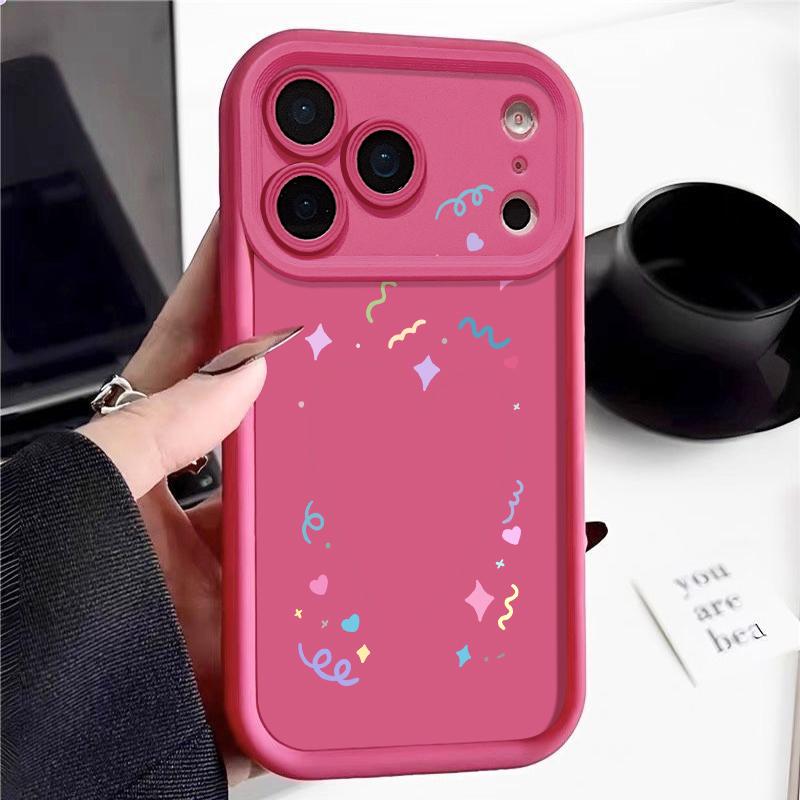 Pin Love Queen Print Case For iPhone 17 Pro Max Case iPhone 16 15 14 13 Pro Max 11 17e 16e Shockproof Bumper Soft Silicone Phone Cover Cases
