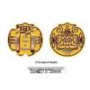 Gold Leaf 999 Pure Gold Lucky Cat Mobile Sticker – Princess Edition for Prosperity and Good Fortune