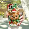 Phone Case: 2D Flat Design Suitable for iPhone 18 17 16 15 14 13 Pro Protective Case, Christmas Reindeer, Perfect Holiday Gift for Christmas and Hallo