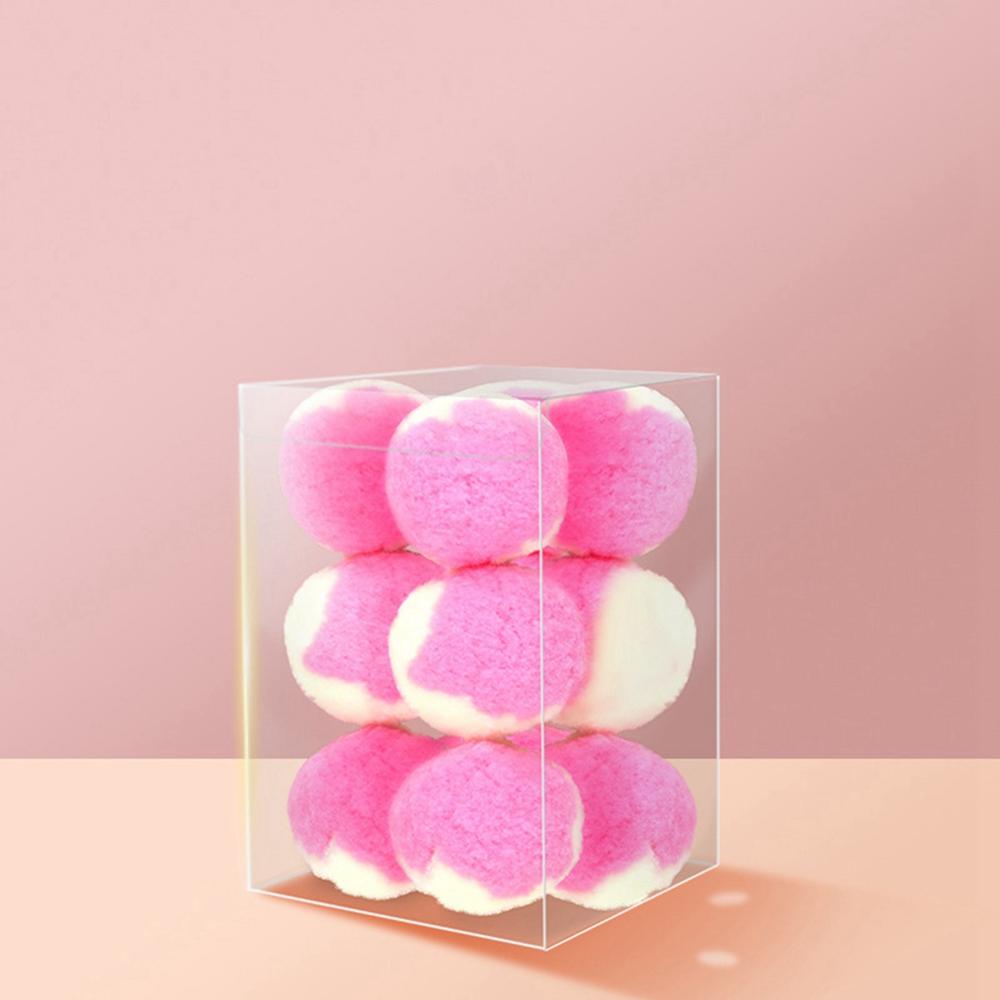 

Интерактивные игрушки для кошек, разноцветный плюшевый мяч для маленьких собак, помпон для котят, игрушки для кошек, интерактивные игрушки для погони, товары для животных 12 шт./коробка diameter 4.5cm розовый