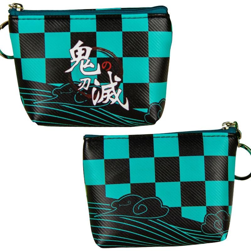 Japan cartoon comics Demon Slayer Coin Purse Earphone Organizer Student Coin Pouch Key Pouch 0023
