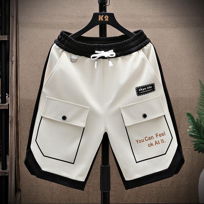 

Summer Running Shorts Men Casual Jogging Sport Short Pants Patchwork Drawstring Loose Dry Gym Sports Shorts XXXL