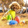 680ml taşınabilir Pet köpek su şişesi yumuşak silikon yaprak tasarım seyahat köpek kasesi yavru kedi içme açık Pet su sebili