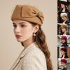Klobouky Fedora Síťovaný Top Hat Francouzský Styl Klobouk Pillbox Klobouk Fedora s Mašlí Koktejlová Událost