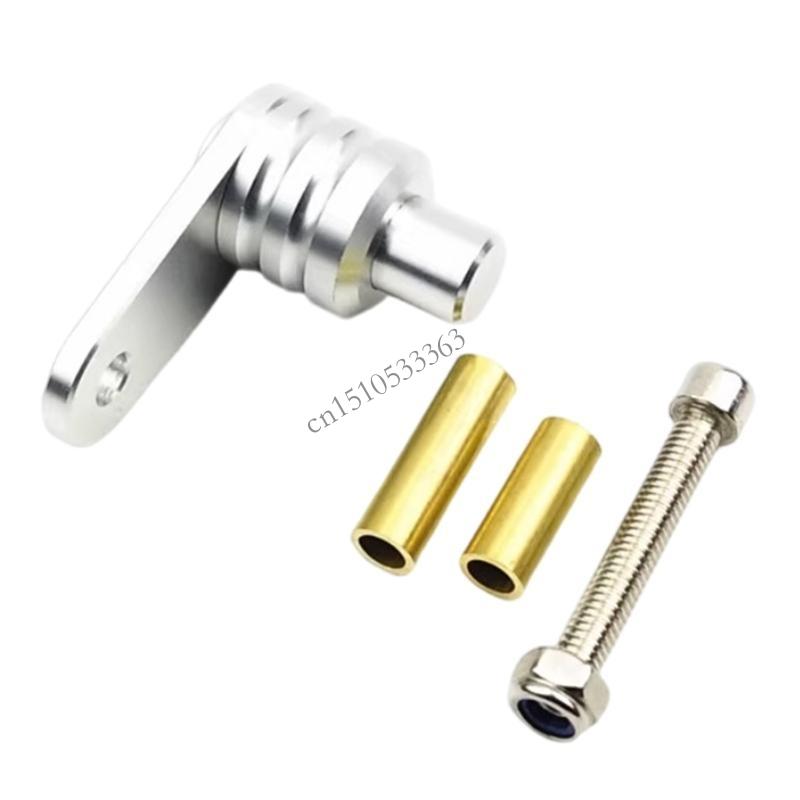 

090E Motorcycle Handlebar Lock Handlebar Brake Handle Solid Lock Imitating Steal Lock Pull Rod Street Bikes Antitheft срібний