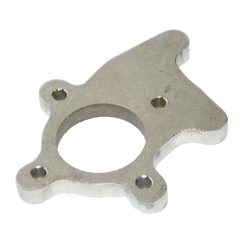 T3 T4 5-Hole Carbon Steel Exhaust Manifold Flange, Customizable Stainless Steel Option Available