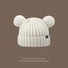 Korean Style Wool Cat Ears Beanie - Women's Autumn/Winter Warm, Cute & Versatile Knit Hat