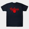 Men Black Print T-shirt Indians Retro No-Cut Transfer Paper Print Cotton Tshirt