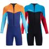 2.5mm Youth Wetsuit Snorkeling Swimming Surfing Kids Thermal Fullsuit Male Black Navy