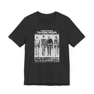 Talking Heads Live Japan 79 T-Shirt,, Alternative Rock UNISEX SHIRT