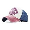 Cap Baseball Shine Letter Coated Pure Cotton Material Sunshade Hat Shading Sun