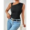 New Summer Casual Temperament Slim Fit Sexy Vest T-Shirt Sleeveless Suspender Versatile Top Strapless Women