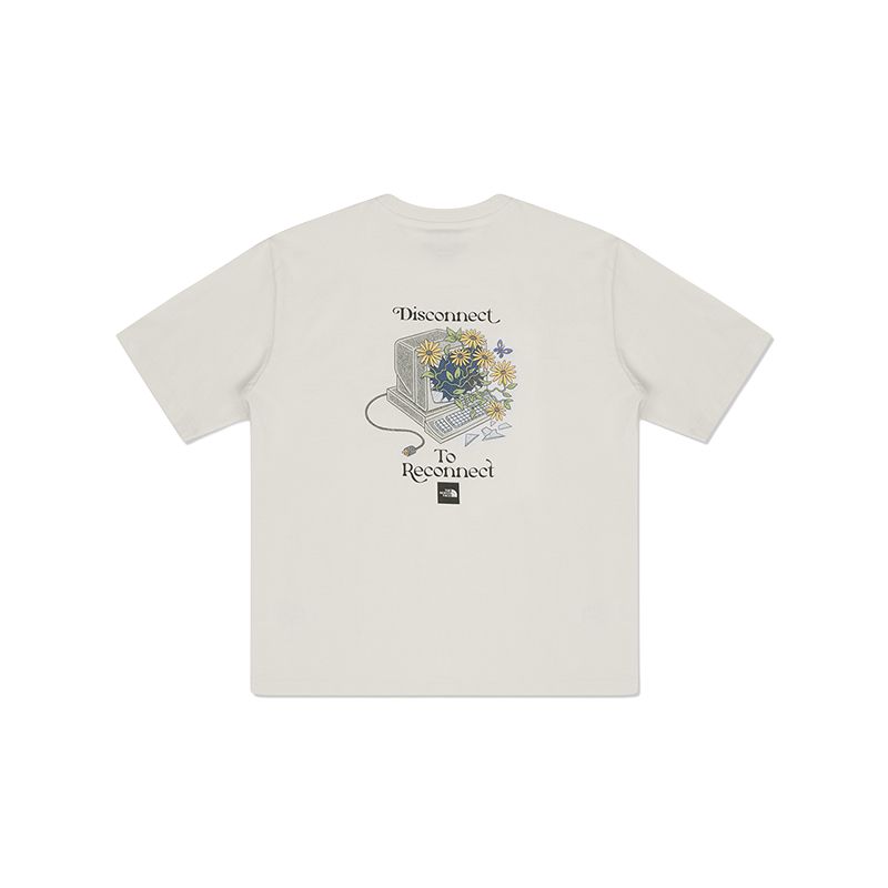 THE NORTH FACE Urban Exploration T Shirt Men's Dune White NF0A8C6R-QLI