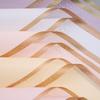 20Pcs Flower Wrapping Paper Golden Border Rose Korean Style Half Transparent Gifts Packing Paper Diy Bouquet Wrapping Material