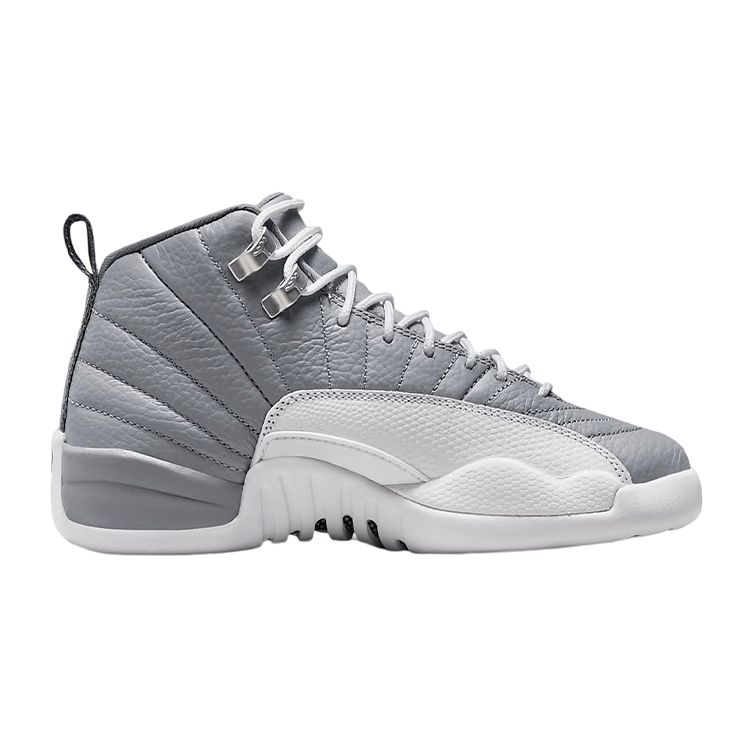 Air Jordan 12 Retro GS Stealth Kinder Sneaker Grau Weiß Cool-Grey 153265-015