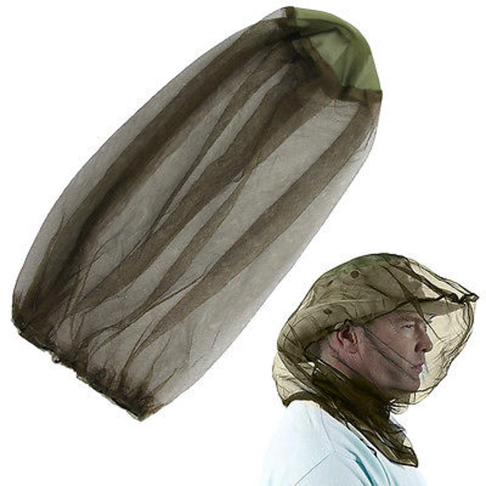 2X Face Travel Mosquito Camping Midge Net Insect Mesh Protector Hat Anti Bug New