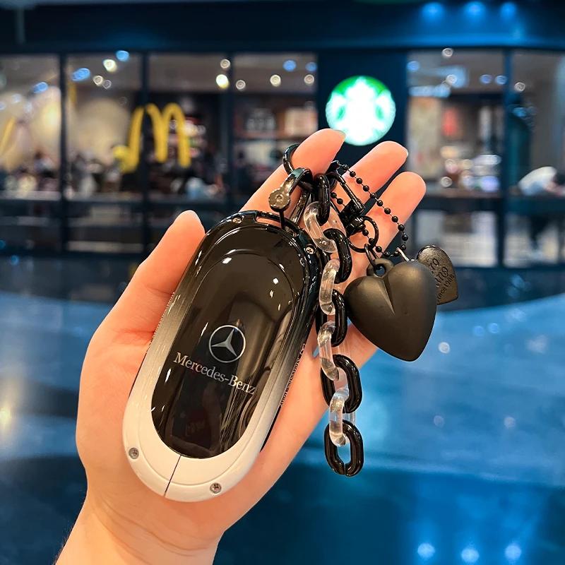 Car Key Case Replacement Cover 3buttons for Mercedes-Benz Key AMG MAYBACH 2016+ C-class E-class GLC300L E300l/E260/E350 A200 HO1