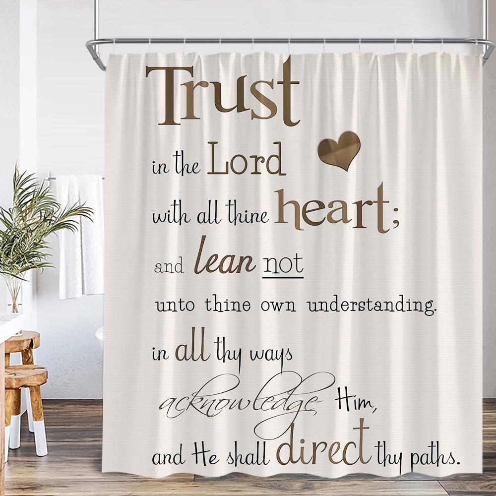 

Motivational Quote Words Modern Shower Curtain Flowers Butterfly Art Aesthetic Bathroom Decor Polyester Fabric Bathtub Curtain W60H190(CM)-1 Pcs