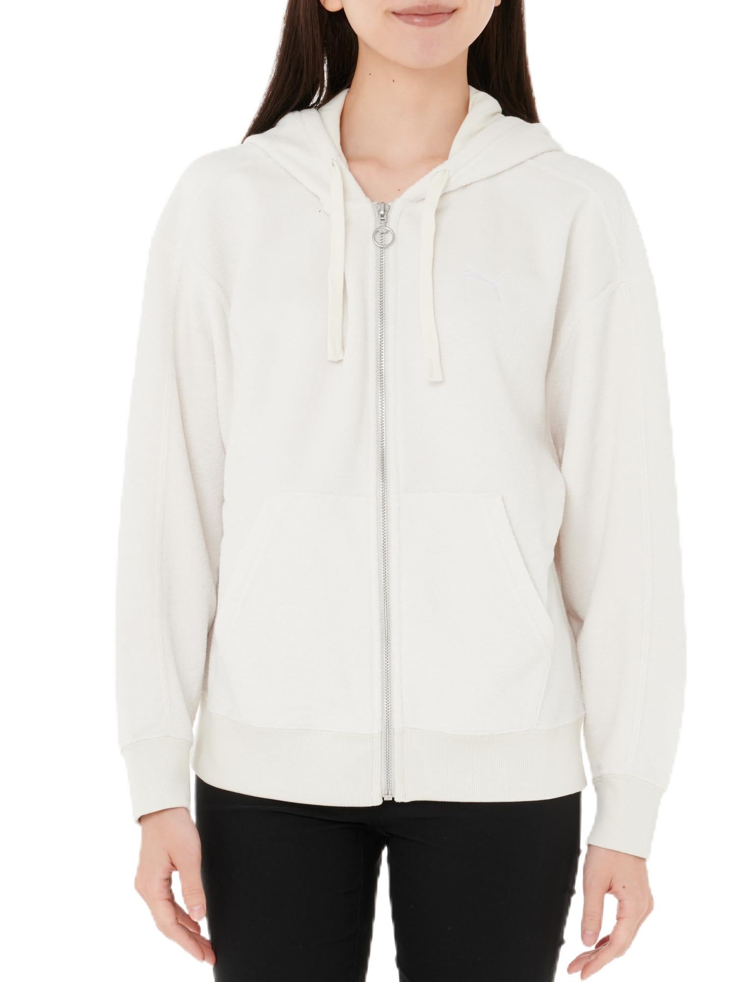 

PUMA HER Winterized Hooded Windproof and Vapor Gray Jacket, Fleece-Lined, Women s, 684131, Fall/Winter 2024, (05)