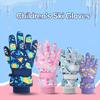 [Warm Ski Gloves] Warm Winter Ski Gloves, 1 Pair | Boys and Girls Snow Play Gloves, Suitable for Children 4-13 Years Old