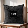Fashion Hot Trend HHUF Cushion Cover Natural Linen Organic Fabric DoubleSided Printing Couch Pillow Covers Home Decor