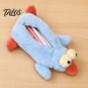 Funny Bird Pencil Case Plush Case, Creative Fluffy Bag, Cute Shape Three-dimensional Stationery Storage Expression Pen Pouch for Students And