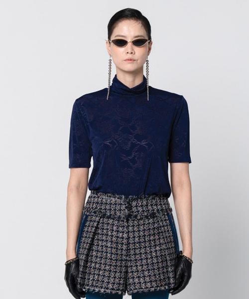 Greedius Turtleneck Short Sleeve Shirt 34 (Xs)