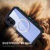 REDPEPPER Dot+ Series For iPhone 16 Phone Case Compatible with MagSafe IP68 Waterproof Clear Phone Cover