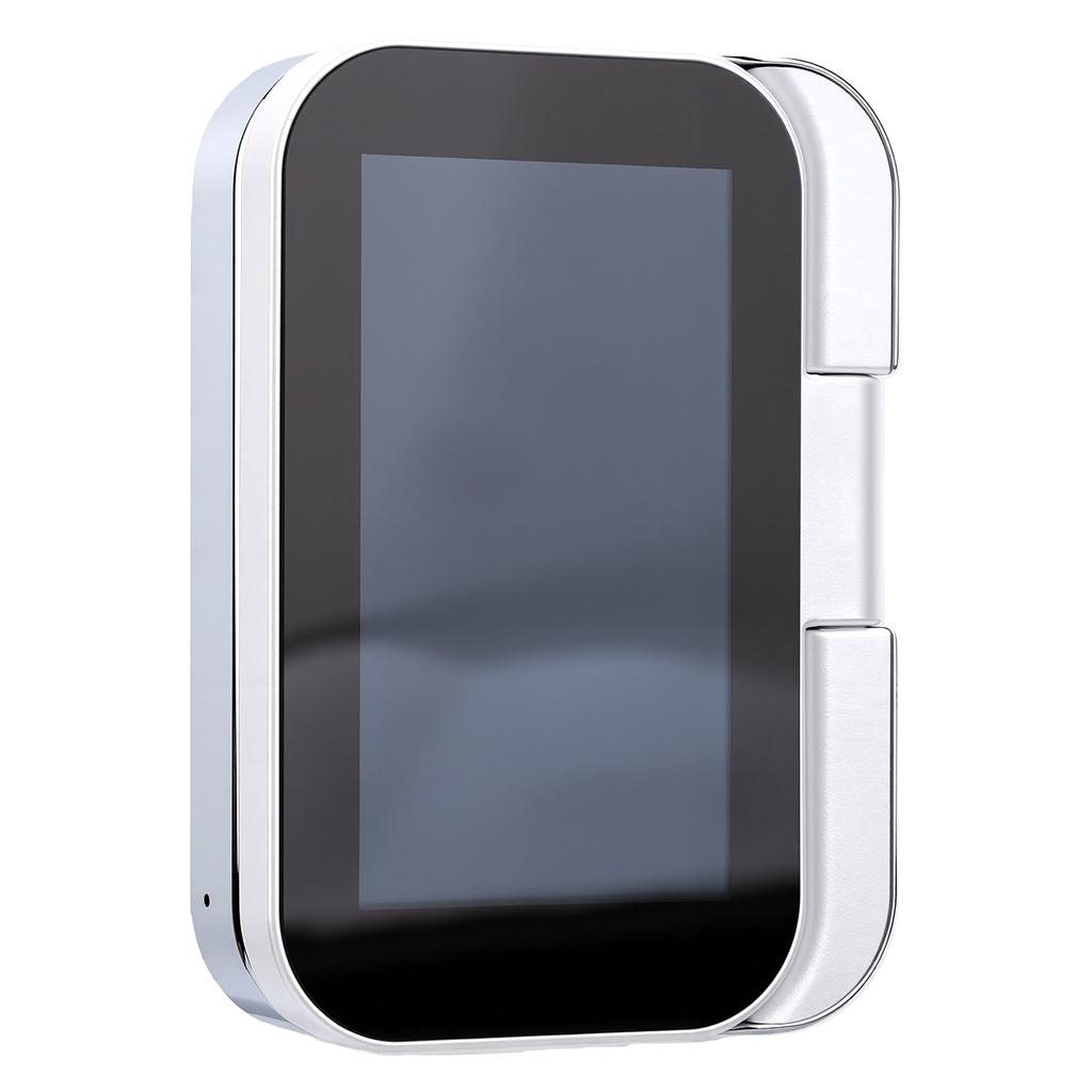 4K Digital Music Camera 3 Inch 180 Degree Flip Touchscreen 64MP CCD Camera Support Music Playback Movies Watching White