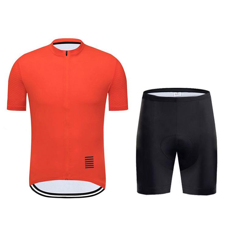 Unisex Summer Cycling Jersey Set: Breathable, Sweat-Absorbing Short Sleeve Top & Shorts