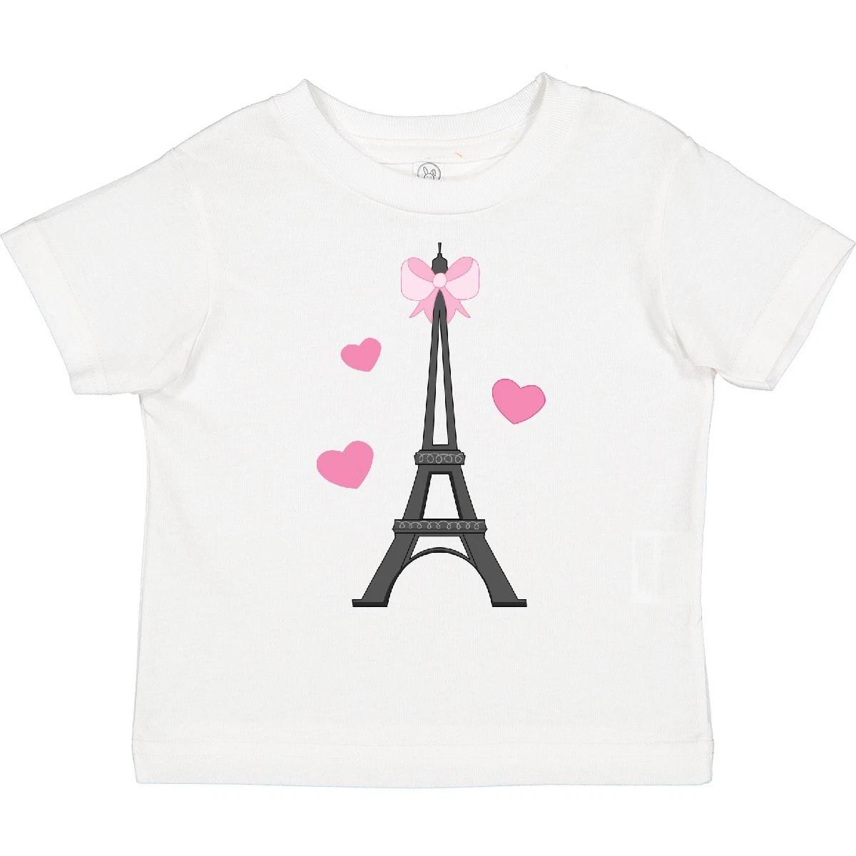 Inktastic Paris Lover Eiffel Tower Toddler T-Shirt France Love Girls Travel Idea 160